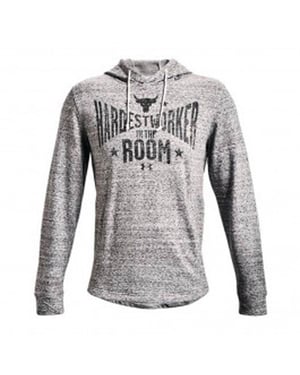 Under Armour Project Rock Heren Grijs Terry Hoodie