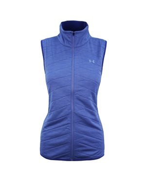 Under Armour ColdGear Reactor Gilet Zip Up Womens Fitted Sleeveless 1304348 586