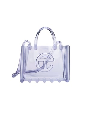 Transparent Medium Jelly Shopper II x Telfar