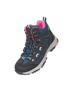 Mountain Warehouse Adventurer waterdichte wandelschoenen voor kinderen (Marine)