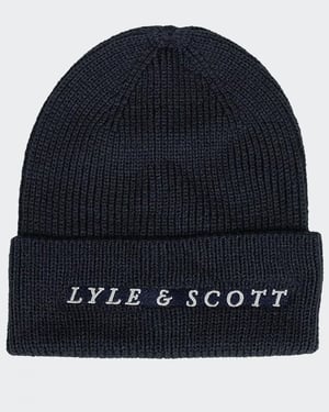 Lyle & Scott Ribbed Beanie