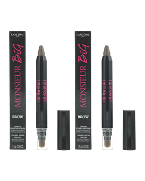Lancome Monsieur Big Brow Crayon 02 Chestnut Brow Crayon 1.5g x 2
