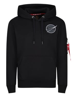 Alpha Industries Dark Side Hoody Black Reflective