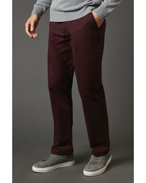 Burgundy Premium Chino Trousers