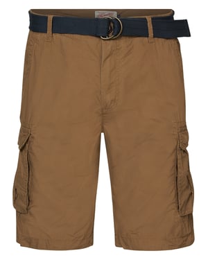 Petrol Industries - Heren Cargoshort met riem - Bruin
