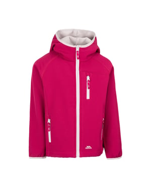 Trespass Childrens/Kids Kian Softshell Jacket (Berry)