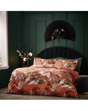 Wylder Tropics Kushiro Exotic Cotton Sateen Duvet Cover Set
