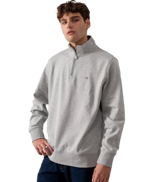 Gant | Mens Shield Half Zip Sweatshirt