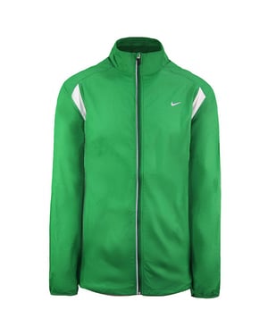 Nike Logo Lange Mouw Zip Up Groen Heren Lichtgewicht Jas 320829 378