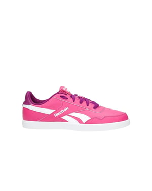 Reebok Royal Effect Lace-Up Rosa Slät Läder Träningsskor för barn V67754