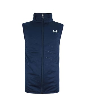 Under Armour Reactor Golf Zip Up Ärmlös Marinblå Barn Gilet 1304001 408