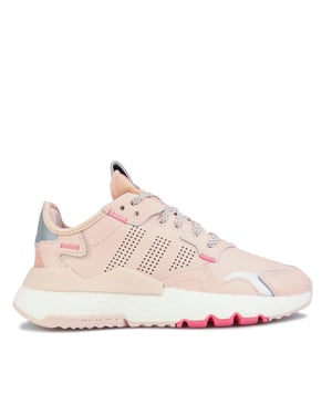 Girl's adidas Originals Junior Nite Jogger Trainers in Pink