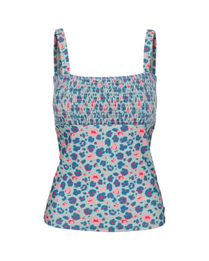 Trespass Dames annabel zwemtop met luipaardprint