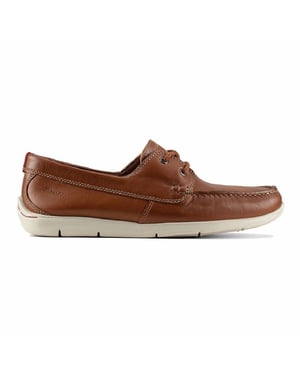 Clarks Karlock Step Bruna båtskor för herrar