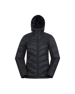 Mountain Warehouse Dames/Dames Turbine gewatteerde Soft Shell jas (Jet Zwart)
