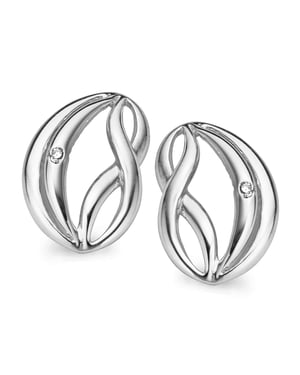 Orphelia Dames 925 Sterling Zilveren Stud Oorbellen - Zilver ZO-5006