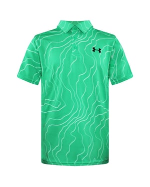 Under Armour Kortärmad Grön Krage Kids PlayOff Polo Shirt 1350170 299