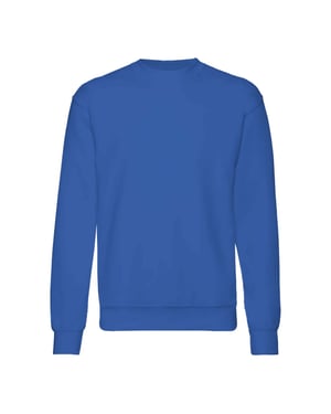 Fruit Of The Loom Kinder Unisex Premium 70/30 Sweatshirt (pak van 2) (Royaal Blauw)