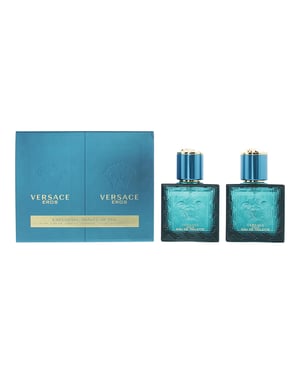 Versace Eros 2 Piece Gift Set: Eau De Toilette 30ml - Eau De Toilette 30ml