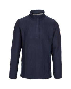 Trespass Heren Taddingley Half Zip Sweatshirt (Marine)