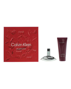 Calvin Klein Euphoria For Women Eau De Parfum 30ml + Body Lotion 100ml Gift Set
