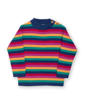 Kite Clothing Rainbow Stripe Jumper