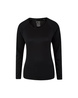 Mountain Warehouse Dames/Dames Endurance Top met lange mouwen (Zwart)
