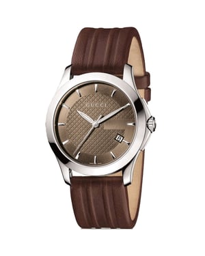 Gucci YA126403 G-Timeless Brown Dial Men's Watch