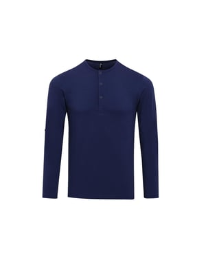 Premier Heren Long John Roll Sleeve T-shirt (Indigo)