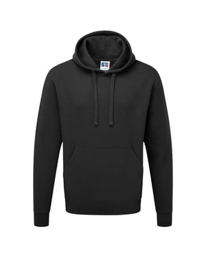 Russell Heren Authentieke Hooded Sweatshirt / Hoodie (Zwart)
