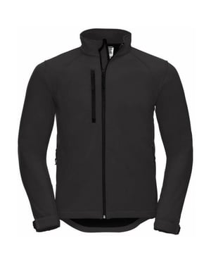 Russell Heren waterbestendig & winddicht Softshell-jasje (Zwart)