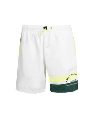 Karl Lagerfeld Zwemshorts Golf Mannen Wit