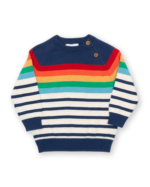 Kite Clothing Rainbow Stripe Jumper
