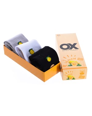 Pack of 6 low socks OX with fresh scents