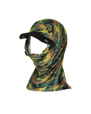 Camo multifunctionele tubular met vizier 64700 unisex