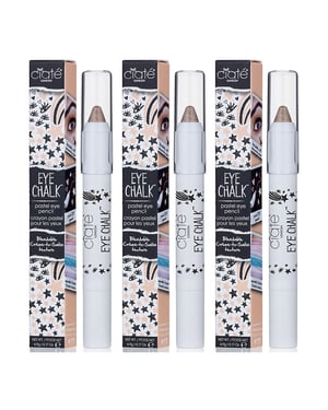 Ciate Eye Chalk 4.9g Dot-To-Dot Eye Pencil Nude x 3