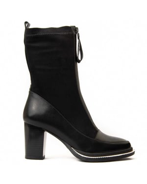 Montevita Heel Ankle Boot Mila2 I Svart
