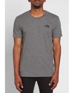 The North Face Heren SS Simple Dome T Shirt Grijs