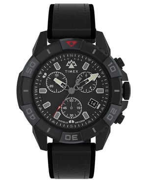 Timex Ridge Chrono Heren Zwarte Horloge TW2W16000