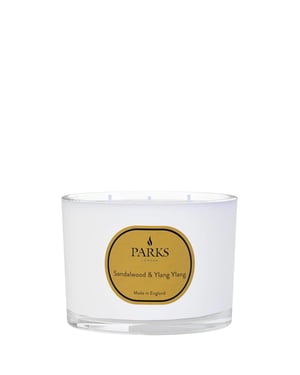 VINTAGE AROMATHERAPY 350G SANDALWOOD & YLANG YLANG 3 WICK CANDLE