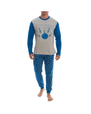 KLP4 Heren Lange Mouw Winterpyjama
