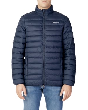 Aquascutum London Logo Navy Blue Active Jacket