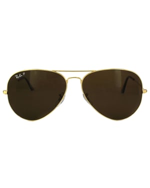 Ray-Ban Sunglasses Aviator 3025 001/57 Gold Brown Polarized