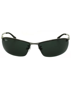 Ray-Ban Wrap Mens Gunmetal Green Sunglasses RB3183