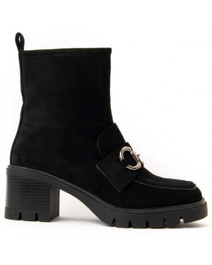 Montevita Heel Ankle Boot Vareli I Svart