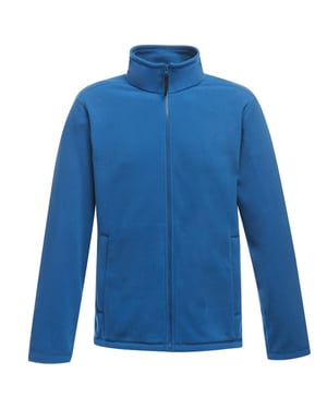 Regatta Mens Plain Micro Fleece Full Zip Jacket (Layer Lite) (Oxford Blue)