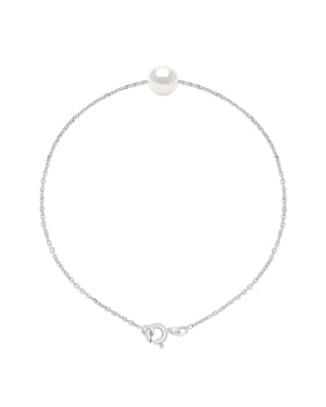 Armband Echte Cultiveerde Zoetwaterparel Rond 7-8 mm