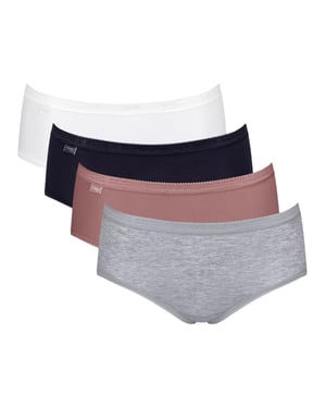 Sloggi Basic+ midi 4-pack multi-colour v016