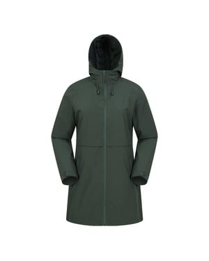Mountain Warehouse Dames/Dames Hilltop II Waterdichte Jas (Donkere Khaki)