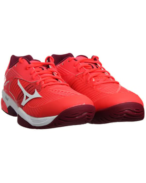 Mizuno Wave Exceed Tour 3 AC Dam röda tennisskor